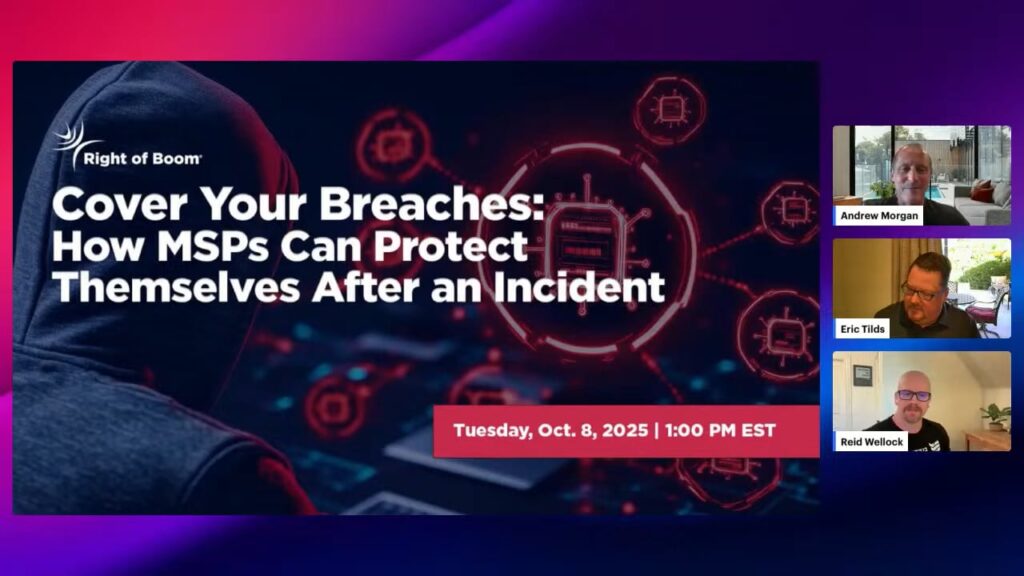 Cover Your Breaches (rescheduled due to Hurricane Milton)